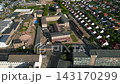 High-security prison complex correctional facility. Nice aerial view drone 143170299