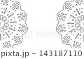 影片中，一個優雅的曼陀羅蕾絲紙圖案在畫框中旋轉。 143187110