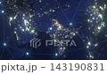 Planet Earth with Glowing Digital Plexus Network Zoom in to Asia Planet Earth with Glowing Digital Plexus Network Zoom in to Asia 143190831