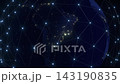 Planet Earth with Glowing Digital Plexus Network Zoom in to South America Planet Earth with Glowing Digital Plexus Network Zoom in to South America 143190835