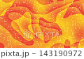 Abstract animation featuring flowing organic shapes with a gradient of orange and yellow. Subtle dotted patterns add texture. Ideal for backgrounds, motion graphics, and digital art. 143190972