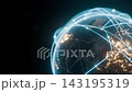 5G 6G network connections earth bg able to loop endless 143195319