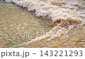 Muddy River Water Flow Close Up 143221293