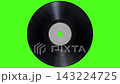 Spinning Vinyl Record Isolated on Green Screen Seamless Loop 143224725