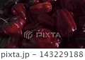 Ripe Red Habanero Peppers Fresh Hot Chili Close Up 143229188