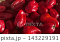 Ripe Red Habanero Peppers Fresh Hot Chili Close Up 143229191