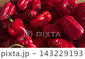Ripe Red Habanero Peppers Fresh Hot Chili Close Up 143229193