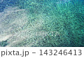 A video taken from a boat off Chichijima Island in the Ogasawara Islands, showing a white, shimmering coral reef transitioning from deep water to shallow water (Bonin Blue, 18 seconds). 143246413