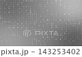 グレーのグラデーションに四角形パーティクルが流れる抽象動画背景 143253402