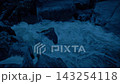 Frothing River Through Rocks In The Mountains At Dusk 143254118