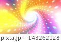 Abstract Psychedelic Holographic Vortex Tunnel With Glowing Dots And Multi Color 143262128
