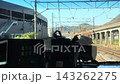東海道線の前面展望 快晴の線路 平塚〜二宮 143262275