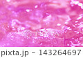 Water surface splash, ripple wave texture. Closeup pouring water in slow motion 143264697
