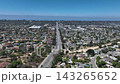 Aerial view of houses in Cardiff, community in the incorporated city of Encinitas in San Diego County, California 143265652