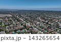 Aerial view of houses in Cardiff, community in the incorporated city of Encinitas in San Diego County, California 143265654