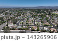 Aerial view of houses in Cardiff, community in the incorporated city of Encinitas in San Diego County, California 143265906
