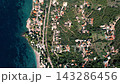 Captivating Drone Imagery Showcasing Serene Coastal Community With Lush Greenery And Clear Waters 143286456