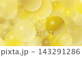 Soft focus abstract background with shimmering yellow and gold bubbles. Gentle movement and bokeh effect. 143291286
