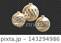 Rotating ball ornament with openwork Japanese pattern, transparent background, looping video. 143294986