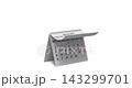 Animated desk calendar for 2027 with alpha mask for easy integration into any video - 3D animation 143299701