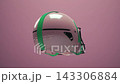 Rotating American Football Helmet in Seamless 3D Loop Animation 143306884