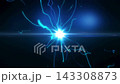 Abstract blue technology flare light and lens glare background loop Abstract blue technology flare light and lens glare background loop 143308873