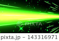 A dynamic abstract background with flowing green light and shimmering particles. 143316971