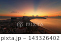 Aerial Timelapse of Quy Nhon from Twilight to Sunrise, Vietnam 143326402