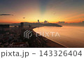 Aerial Timelapse of Quy Nhon from Twilight to Sunrise, Vietnam 143326404