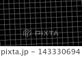 White wireframe grid. Computer generated 3d render 143330694