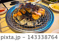 Pork grilled on coals korean style 143338764