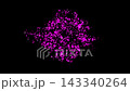 Rotating 3D Octahedron on Dark Background 143340264