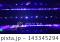 Colorful dancing fountain show at night time Colorful dancing fountain show at night time 143345294