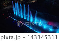 Colorful Dancing Fountain Show at Night in Park Colorful Dancing Fountain Show at Night in Park 143345311