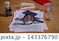 Magnifying glass on financial report document with calculator for auditing and business inspection Magnifying glass on financial report document with calculator for auditing and business inspection 143376790