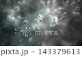Super Slow Motion Shot of Exploded White Powder on Black Background at 1000 fps. 143379613