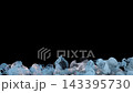 3D render. Blue and white smoke rising against a black background. 143395730