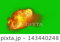 Big Real Explosion on Green Screen in Super Slow Motion at 1000 fps. 143440248