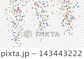 爆竹從下方噴射出五彩紙屑，共5次（透明）4K 143443222