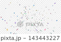 爆竹從螢幕背面兩次噴射出粉彩色的彩帶（透明）4K 143443227