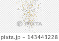 爆竹從下方兩次噴射金銀色彩帶（透明）4K 143443228