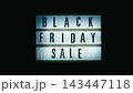 Black Friday Sale Lightbox into the dark  143447118