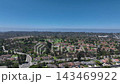 Aerial view of houses in Cardiff, community in the incorporated city of Encinitas in San Diego County, California 143469922