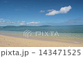 Gentle waves at Nerome Beach, Kunigami Village, Okinawa Prefecture 143471525