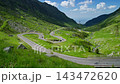 Rocky Transfagarasan Curves Across Balea Valley Rocky Transfagarasan Curves Across Balea Valley 143472620