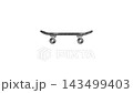 Skateboard kickflip sketch animation on white background 143499403