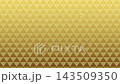 日式背景，金色鱗片圖案緩緩升起，五彩紙屑飄落－無縫循環 143509350