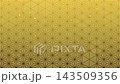 在金色的日本紙背景上，隨機出現和消失的麻葉圖案和飄落的五彩紙屑形成無縫循環動畫。 143509356