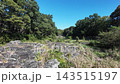 埼玉県長瀞の荒川渓谷と美しい自然景観を上空から撮影した4K映像 143515197