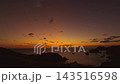 Sunset as seen from Okushiro Yuusuge Park 143516598